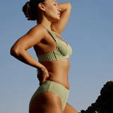 Serafine Gingham Wired Bikini Top