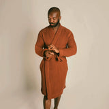 Organic Cotton Weightless Waffle Knit Robe