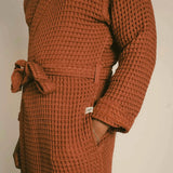 Organic Cotton Weightless Waffle Knit Robe