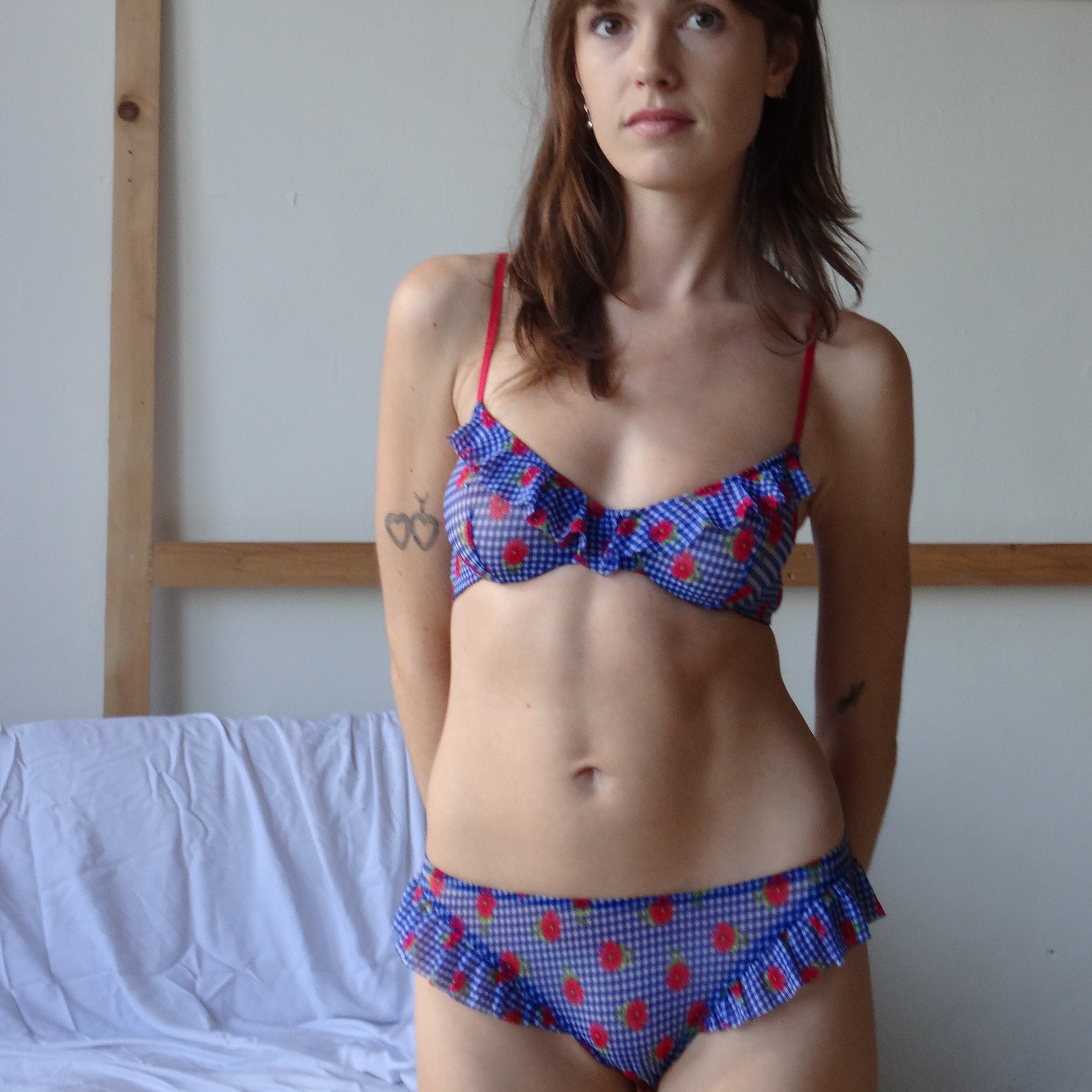 Picnic Club Ruffle Underwire Bra