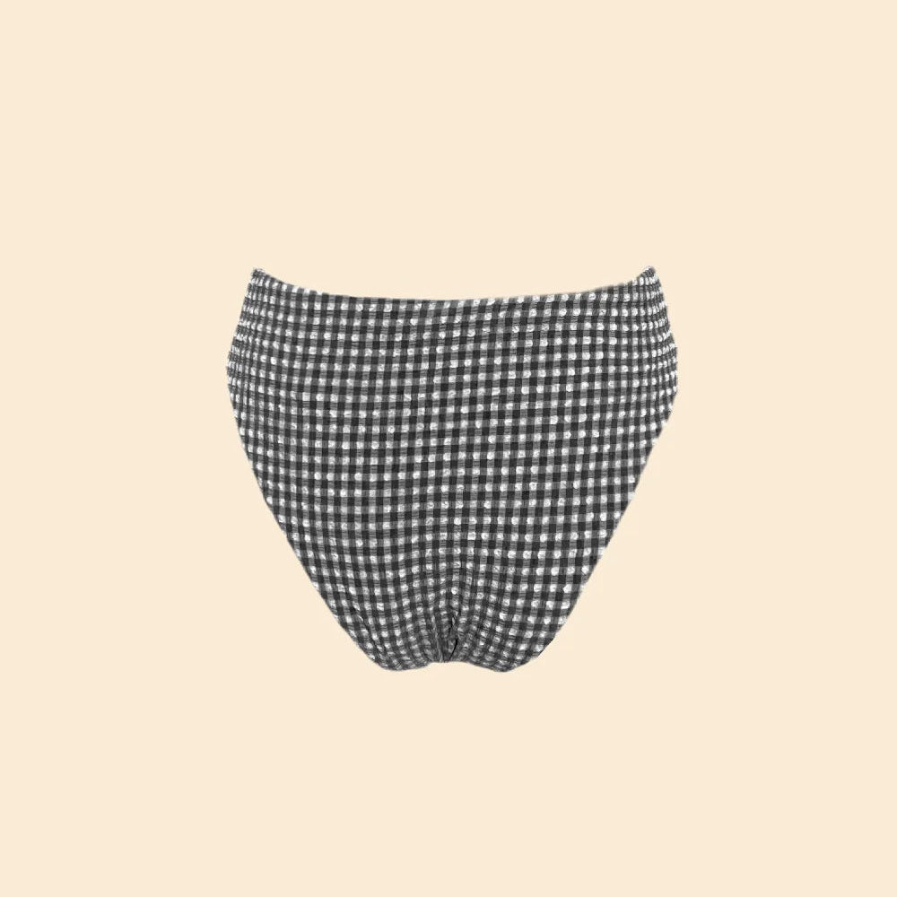 Solstice Gingham Bikini Bottom